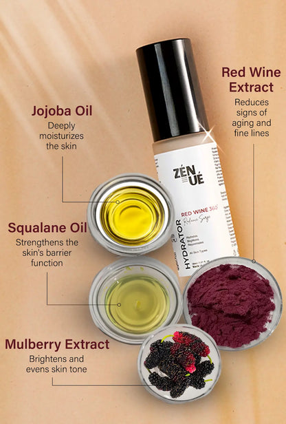 red wine serum for face